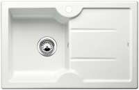 BLANCO 514487 IDESSA 45 S, Keramik, weiß matt, ohne Abl., Becken links